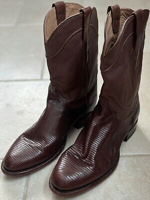Tecovas The Nash Men s Roper Cowboy Boots Dark Brown Color Size 9EE