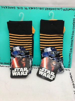 Star Wars The Force Awakens R2D2 Unisex Long Cotton Soft Socks - LucasFilm -NEW!