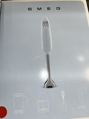 Smeg Hand Blender HBF22RDUS Retro Style Hand Blender in Red With Accessories New