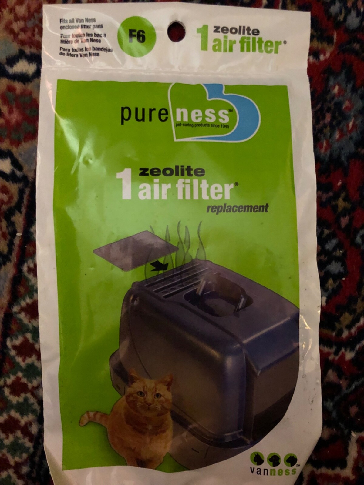 5 Pack F6 Van Ness Pureness Zeolite Air Filter Replacement