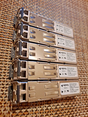 NORTEL AVAYA  GENUINE AA1419013-E5 1000BASE-SX SFP TRANSCEIVER QTY.5