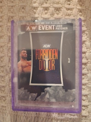 AEW 2024 Upper Deck Black Diamond MJF Forbidden Door Event Logo Patch