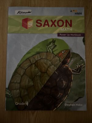 Saxon Math Ser.: Saxon Math : Hake Power up Workbook Grade 4 by HOUGHTON MIFFLIN