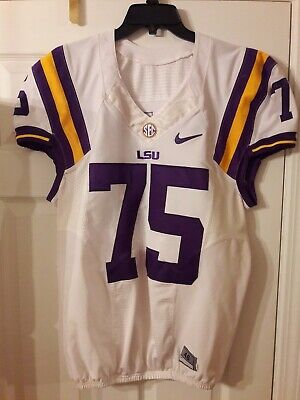 lsu game worn helmet