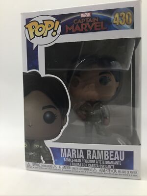 Funko POP! Marvel - Captain Marvel  Maria Rambeau  Vinyl Figurine #430 Brand New