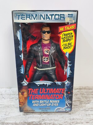 The Ultimate Terminator 2 Talking Figure 12  Arnold Schwarzenegger Kenner 1991