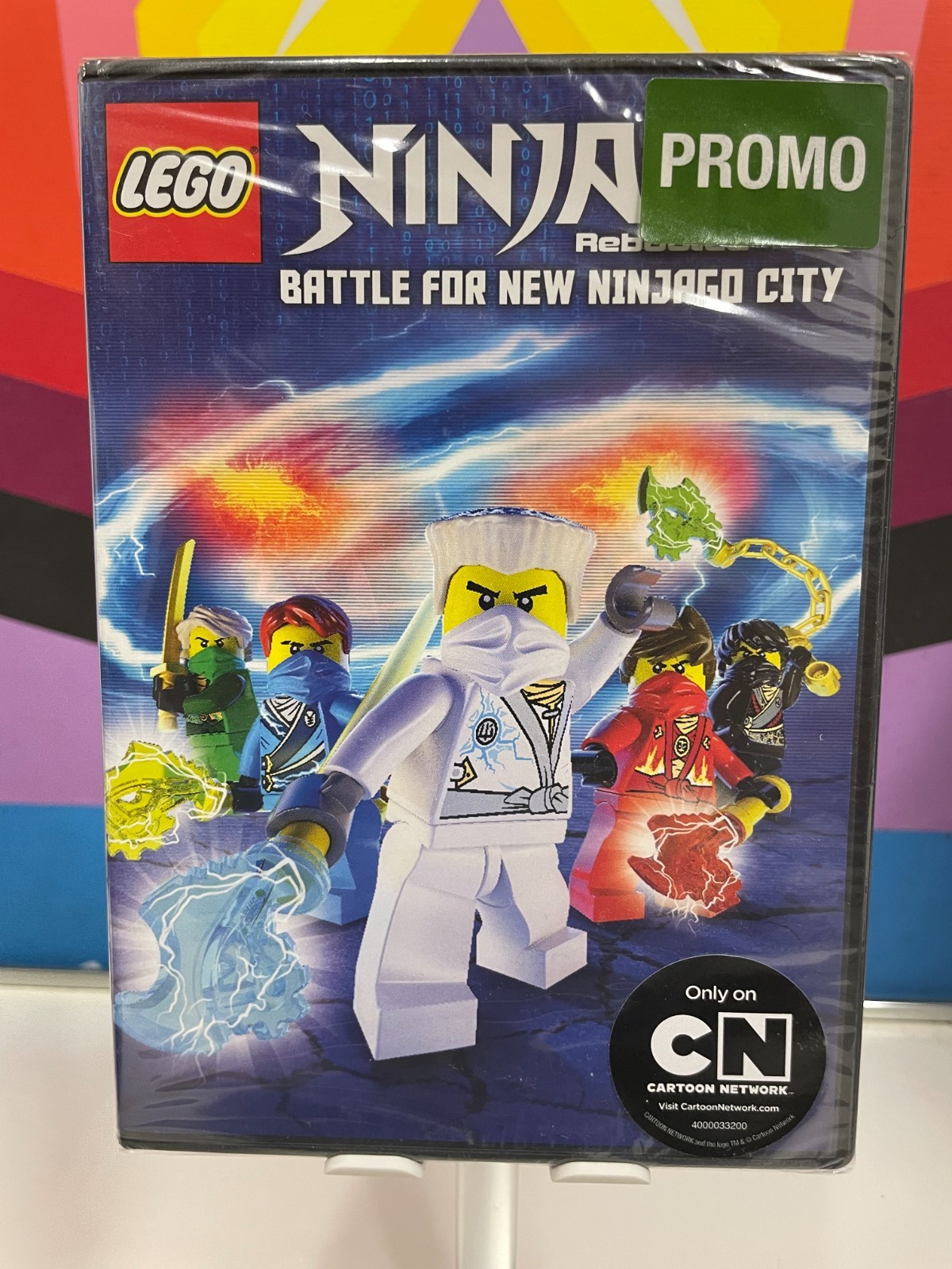 Lego Ninjago Rebooted Battle For New Ninjago City Promo Cartoon Network DVD New