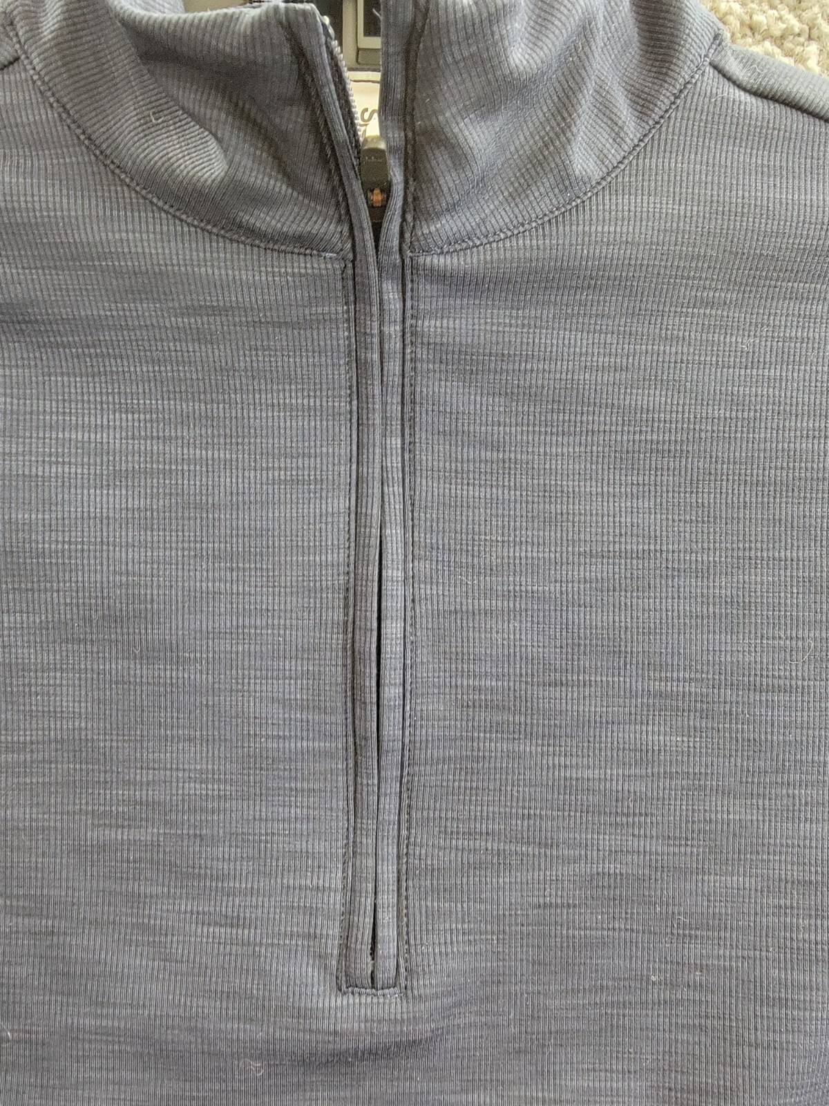 Splits59 Stevie Cropped Sweatshirt Women's S Indigo Half Zip Mock Neck Pullover - Picture 9 of 16