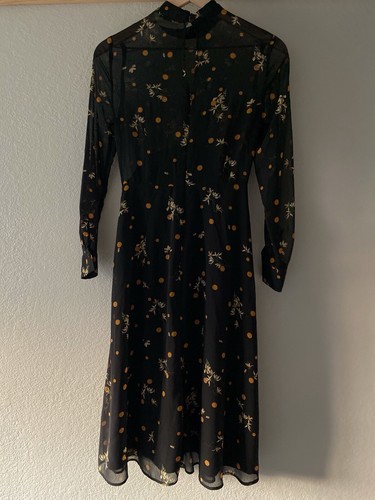 【もも】 DOT SHEER FLARE DRESS 91hpS3xv59L._UF350,350_QL50_.jpg