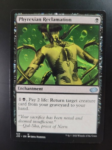 MTG JUMPSTART 未開封　PHYREXIAN Phyrexian Reclamation 124 MTG Jumpstart 2022 (J22) Uncommon