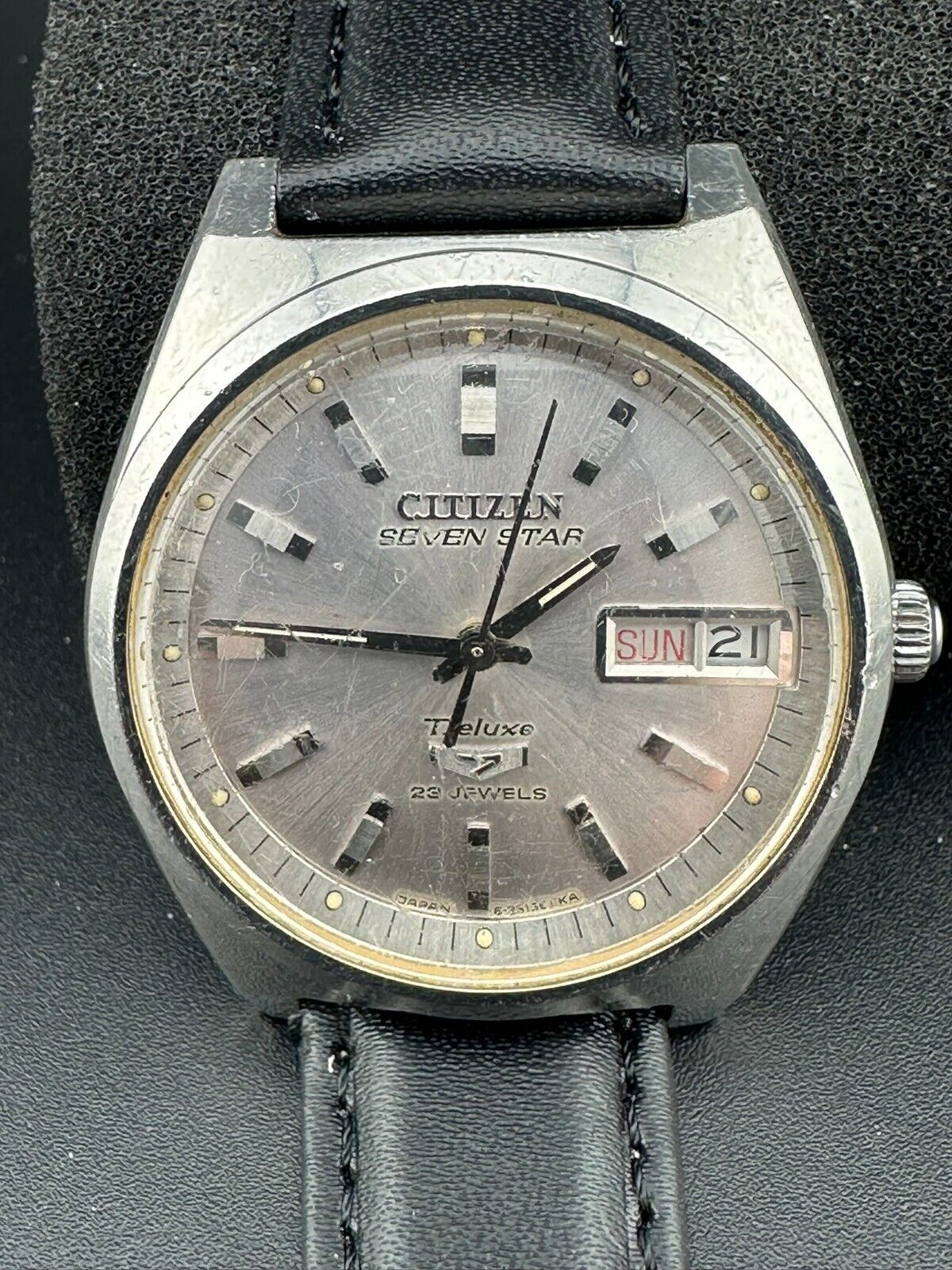 Citizen Crystal 7 Seven Star Deluxe Men's Automatic 4-520246 Citizen Crystal 7 Seven Star Deluxe Men's Automatic 4-520246