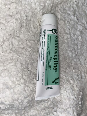 Calmoseptine Ointment Tube - 4 oz New Sealed The Original soothes healing