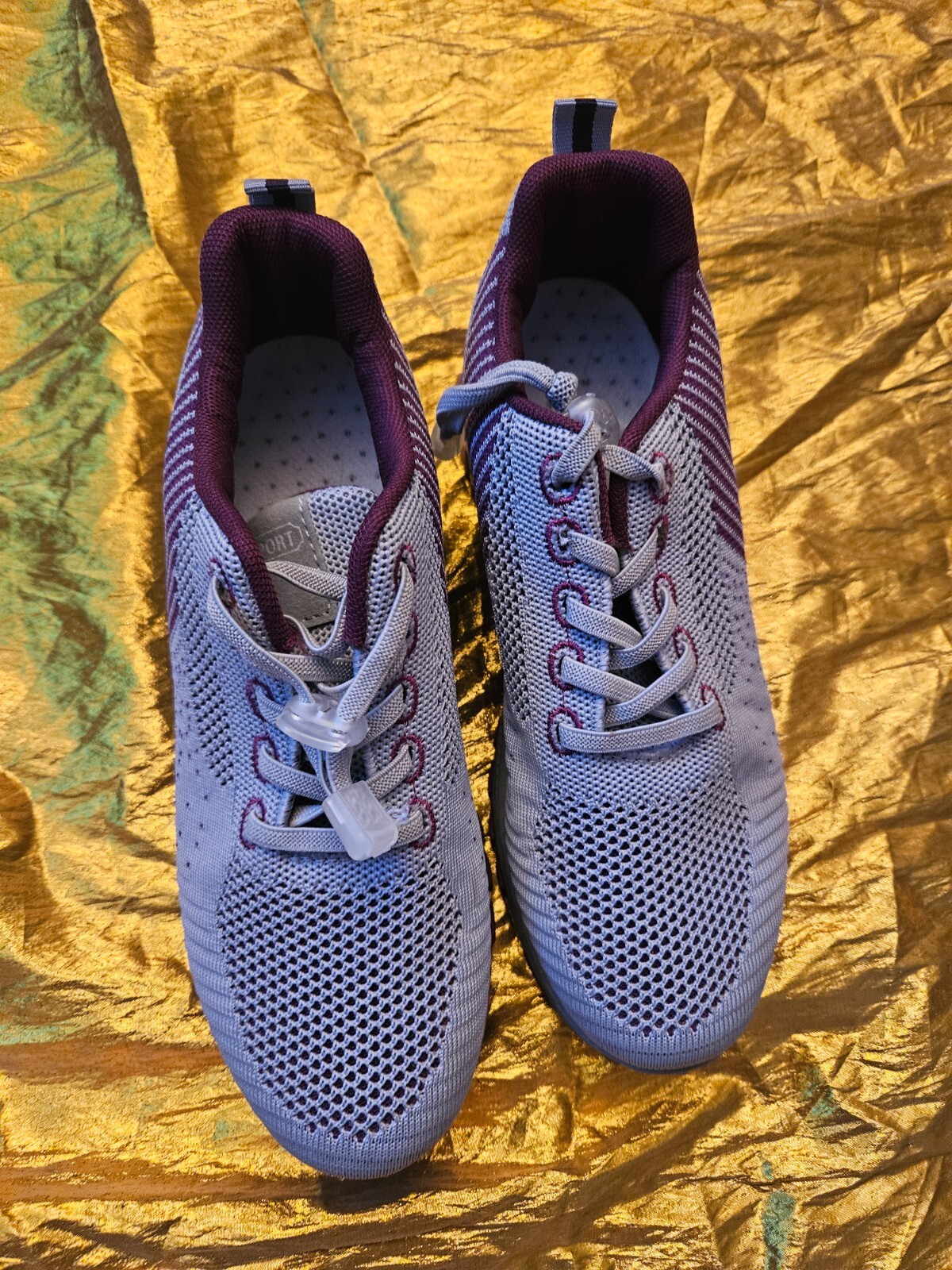 SPORT Jian Bu Xie Running Gray and Purple SHOES SNEAKERS U.S SPORT Jian Bu Xie Running Gray and Purple SHOES SNEAKERS U.S