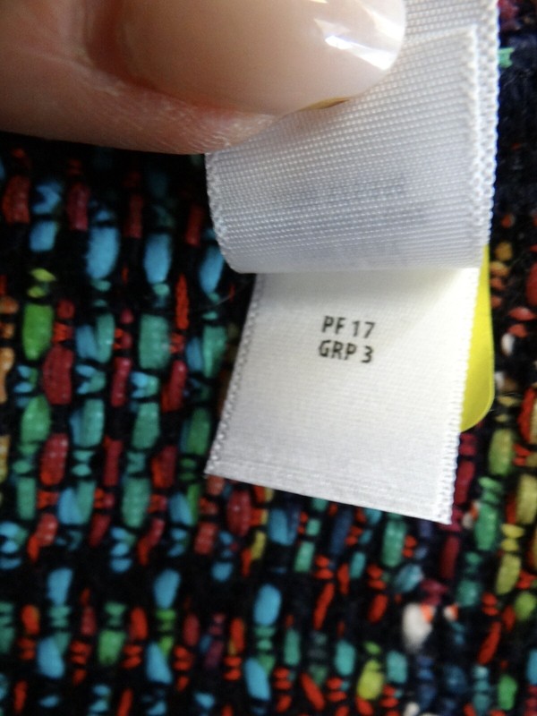 ST JOHN BLACK LABEL Boucle Dress Suit SIZE 12 MEDIUM Multicolor Knits Jacket