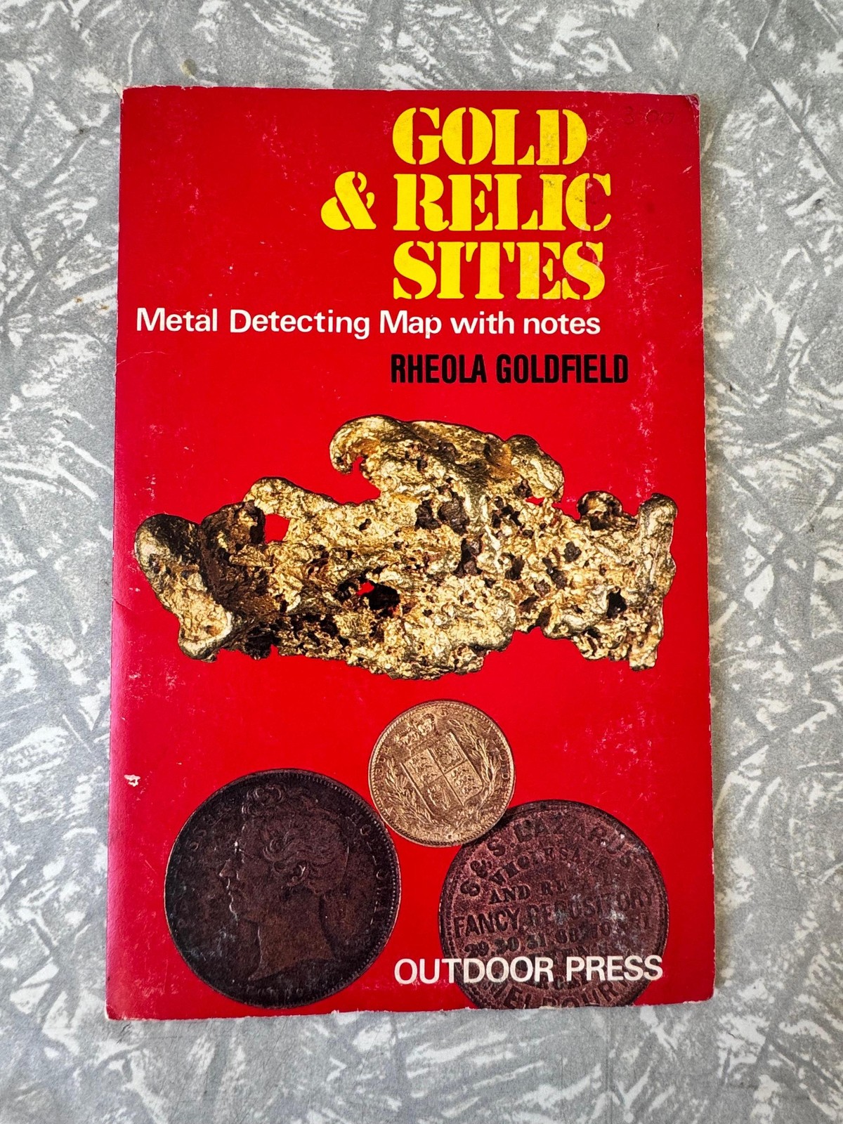 1979 Vintage Rheola Goldfield Map – Outdoor Press Metal Detecting Guide