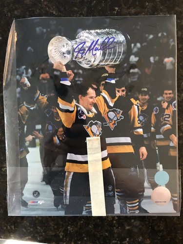 Joe Mullen Autograph ccm Jersey And Photo