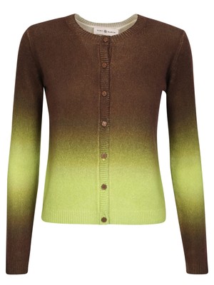 Tory Burch Faded Effect Cardigan