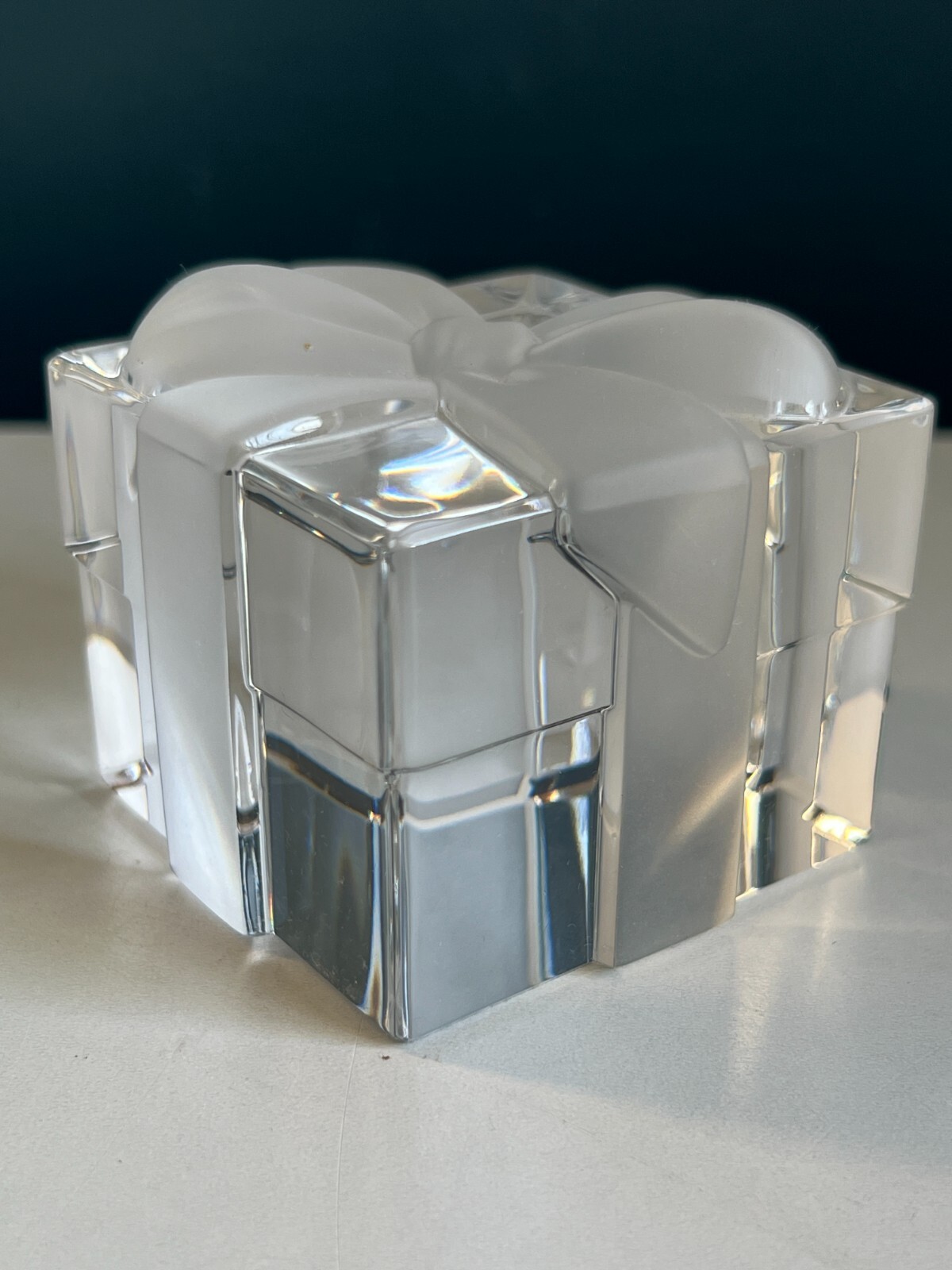 Tiffany】ティファニー クリスタル ボウ ボックス 068 Tiffany