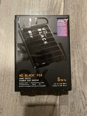 Western Digital WD_BLACK P10 Game Drive 5TB 2.5'' Portable HDD