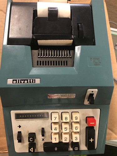 Olivetti Summa Quanta 20 Vintage Adding Machine