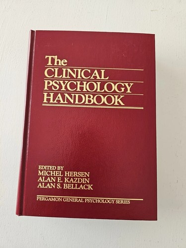 Clinical Psychology Handbook Hardcover 1983 Hersen, Kaeding, Bellack
