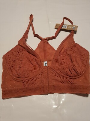 Ladies 32DD Goddard Boho Lace Bra Dusty Cedar Pink