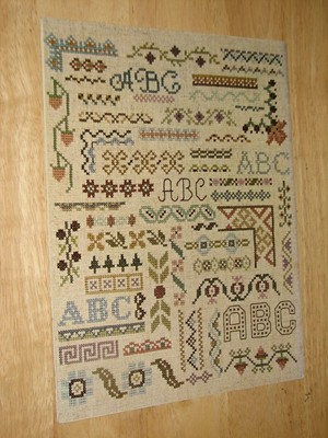 Laura J Conley Alphabets & Borders Cross Stitch Charts