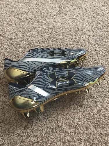 Notre Dame Irish Football Under Armour Team Issued 2016 Cleats New Size 11 ND