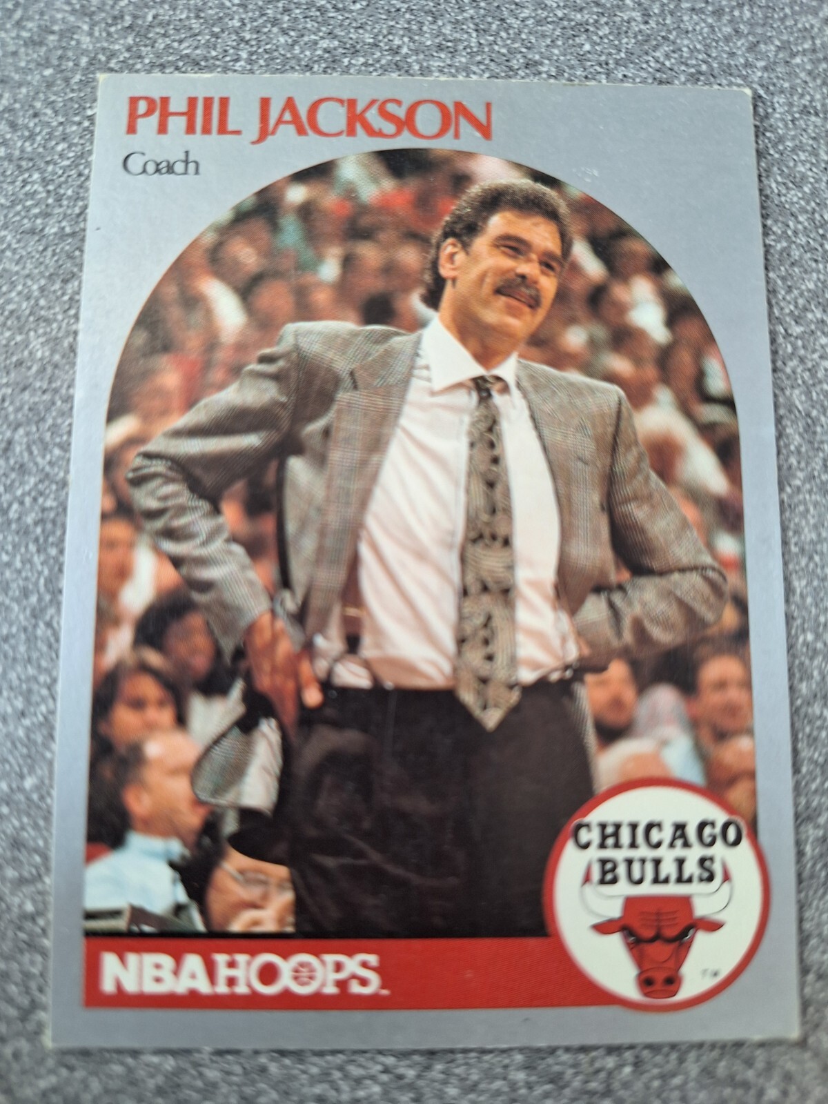 1990-91 NBA Hoops - #308 Phil Jackson e550