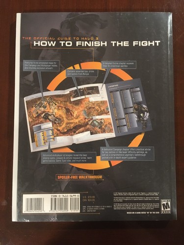 Halo 3 Official Strategy Guide Book Xbox 360 Brand New Sealed