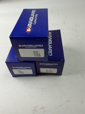 Qty 1 Vanguard BC-378 Start Capacitor, Mfd 378-440 uF, 110-125VAC 50/60Hz