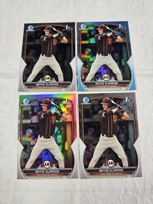 (4) 2023 Bowman Draft 1st Bowman Bryce Eldridge BD-107 