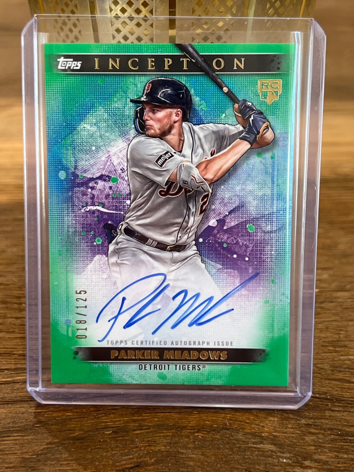 2024 Topps Inception Parker Meadows Rookie Parallel Auto