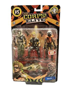 The Corps Elite vs The Curse Action Figures Helicopter 