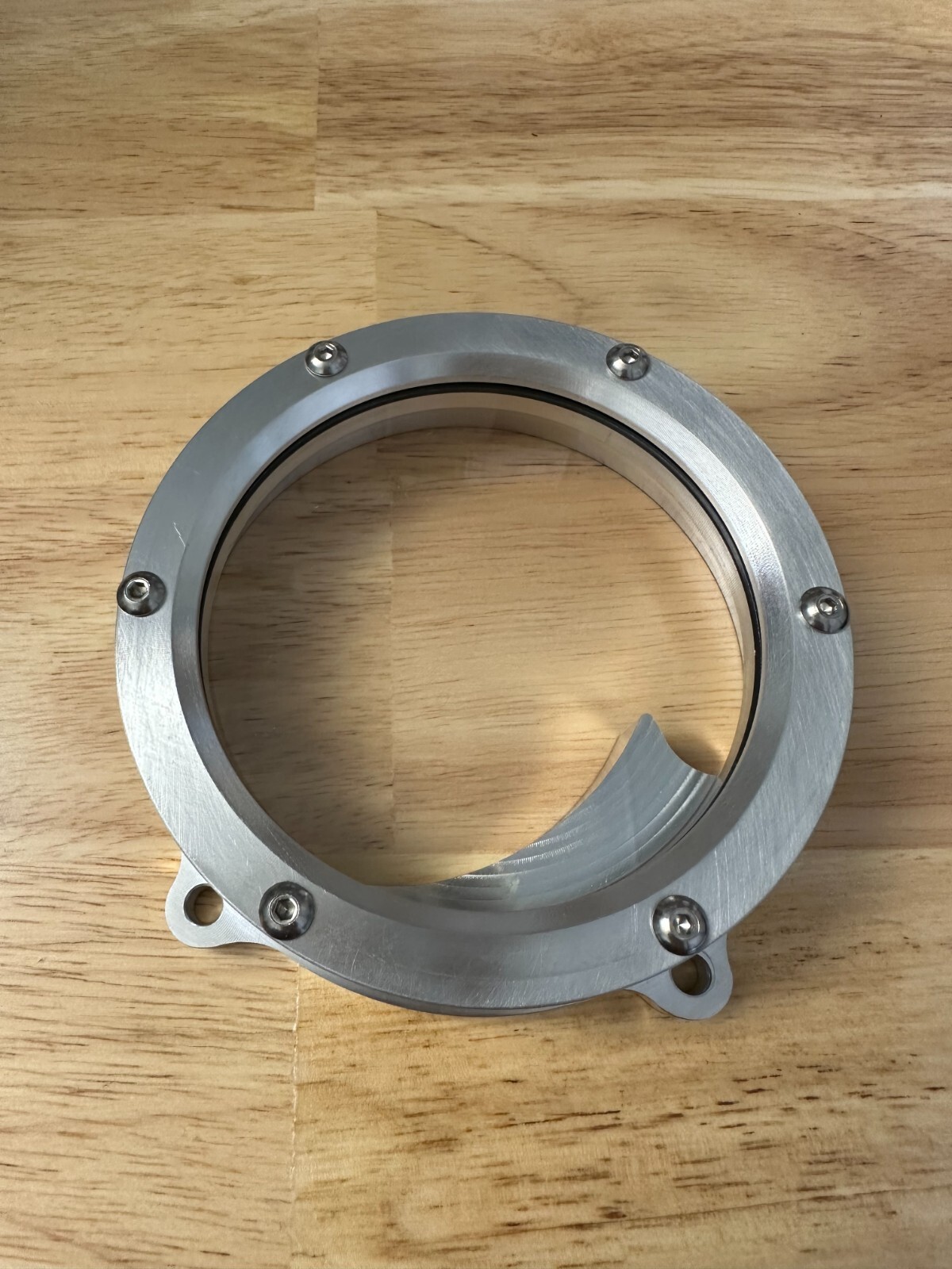 Yamaha vmax 1200 CLEAR water pump cover, ALUMINUM CLEAR