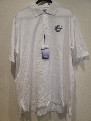 Straight Down Polo Golf Aerocool Hybrid Performance Hustlers Classic 2007 Lg NWT