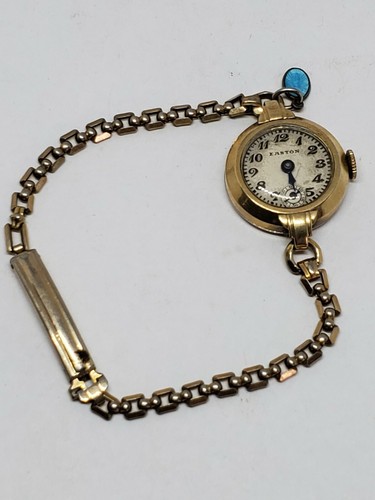 Vintage Easton Square Link Bracelet Watch With Pontiac 1/40