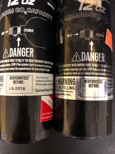 2 12oz CO2 tanks empire and extreme rage