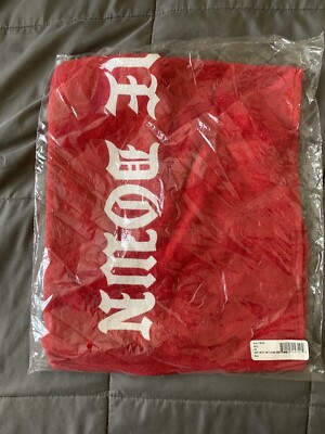 Born X Raised Towel  Wipe Me Down  Red -New-