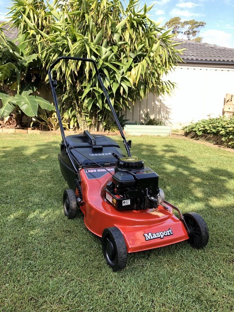 refurbished lawnmower