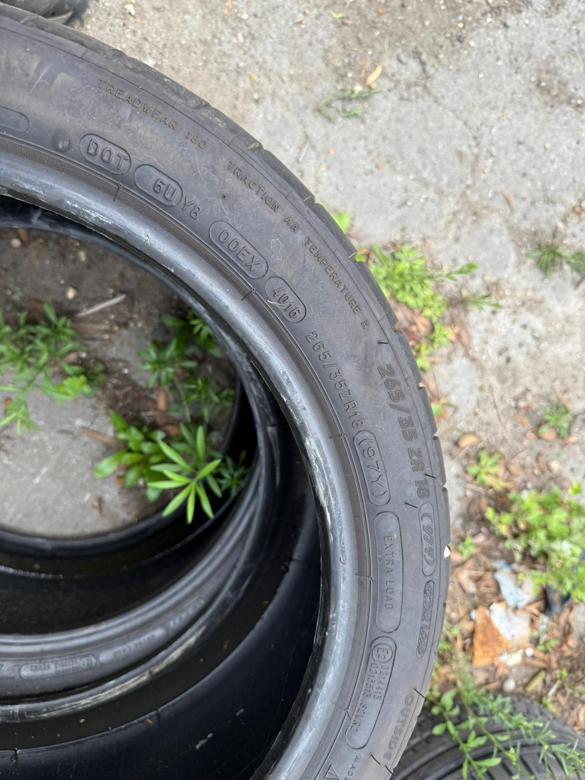 265 35 18 Michelin, Pilot Sport Cup 2, XL, 97Y, x2 A Pair 4.5mm (F1_tyres) YD134