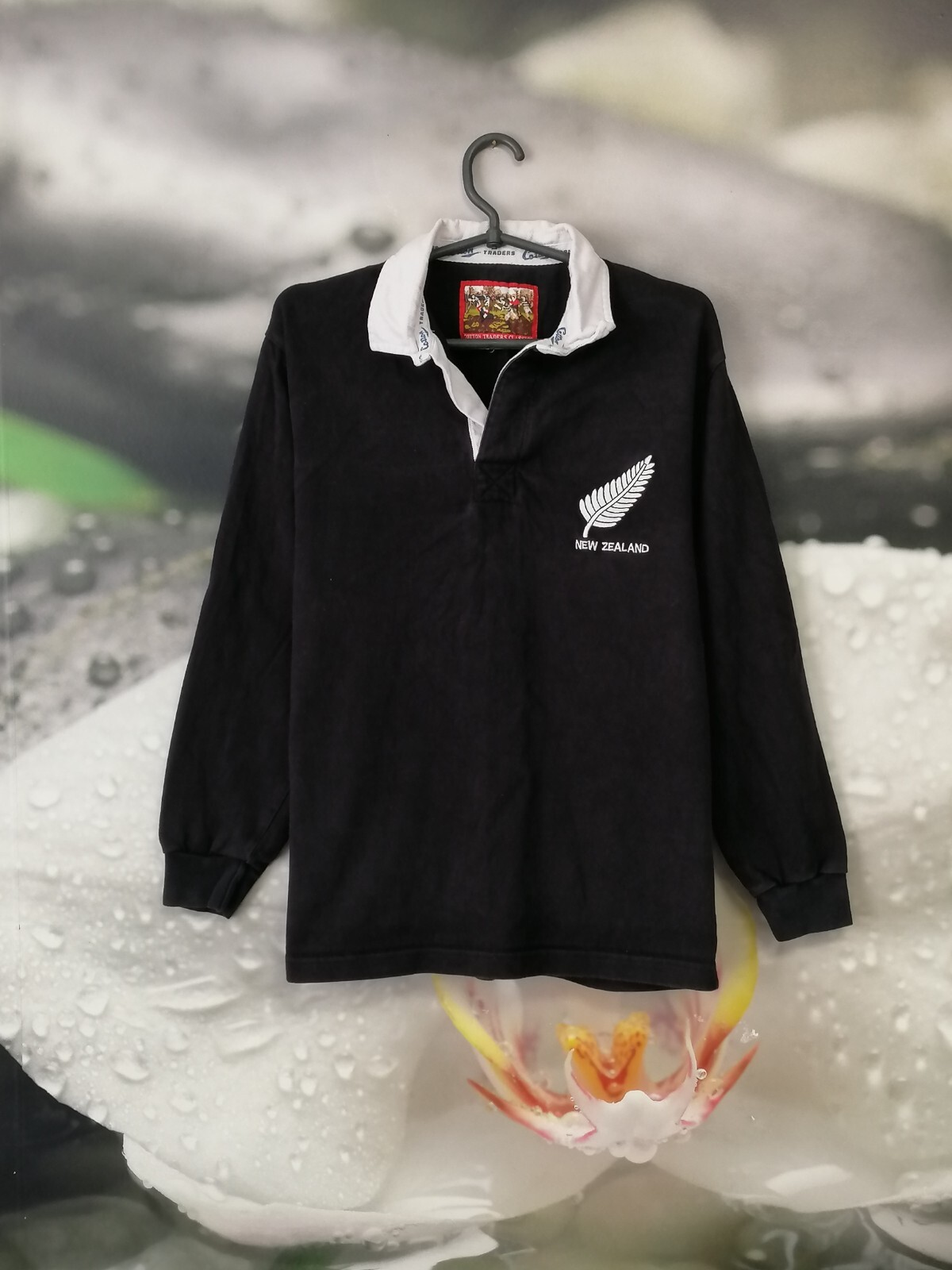 All Blacks New Zealand home rugby shirt jersey Cotton