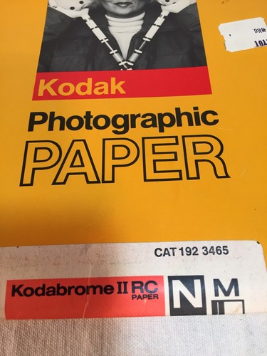 Kodak Kodabrome II RC Photographic Paper 8x10 25 Sheets - Sealed - Cat# 192 3465
