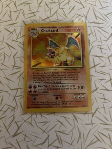 Pokemon Original Charizard Base 4/102 Stamped Rare * Holo Card MINT!!!!!! |  eBay