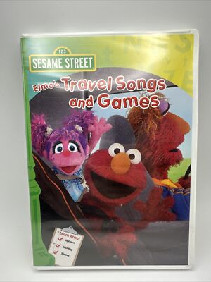 SESAME STREET: ELMO'S TRAVEL SONGS AND GAMES NEW DVD