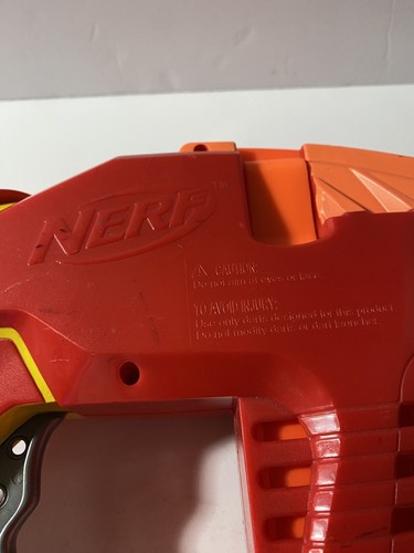 Nerf Stark Industries N.R.F. Blaster Marvel Iron Man Magstrike 2008 Vintage Toy