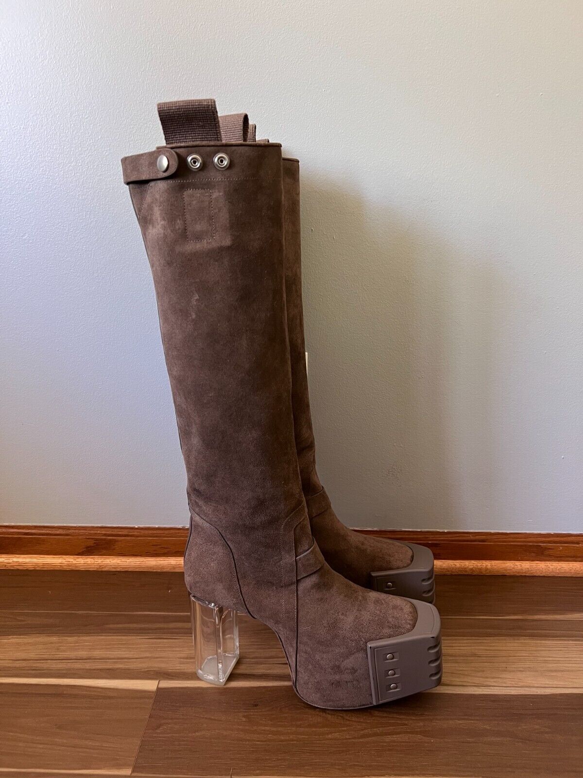 Rick Owens Pull On Platform Grilled Kiss Boots - Size 42 Rick Owens Pull On Platform Grilled Kiss Boots - Size 42