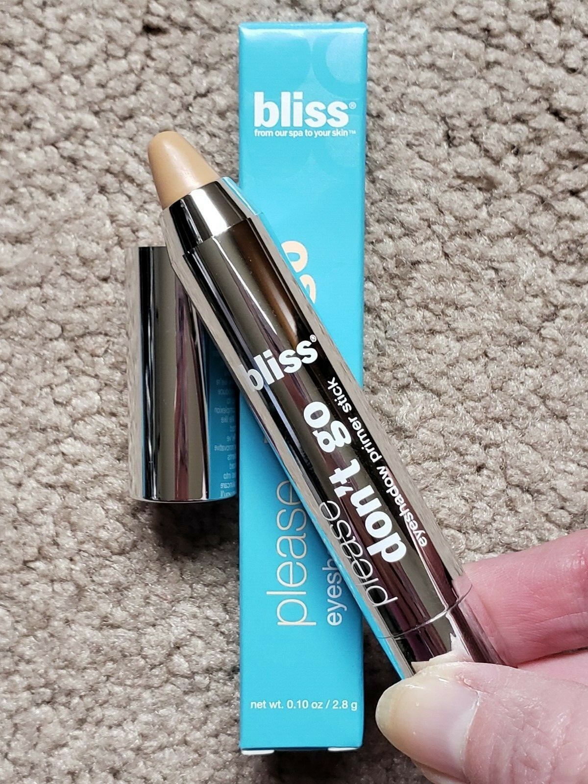 Bliss Please Don't Go EYESHADOW PRIMER (0.10 oz.) Universal Shade All Skin Tones
