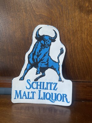 Vintage Large Schlitz Malt Liquor Patch 9'' x 7'' Lot Of 10