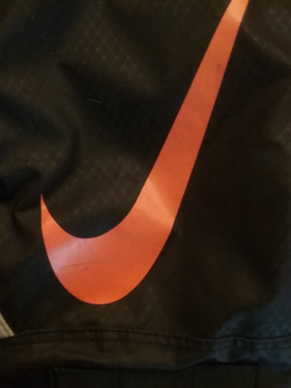 Nike Max Air Backpack Black/Grey/Orange 3 Zippered Pockets